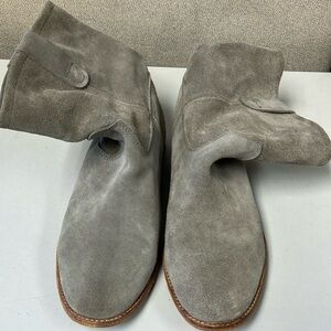 Isabel Marant Gray Suede Ankle Booties perfect condition